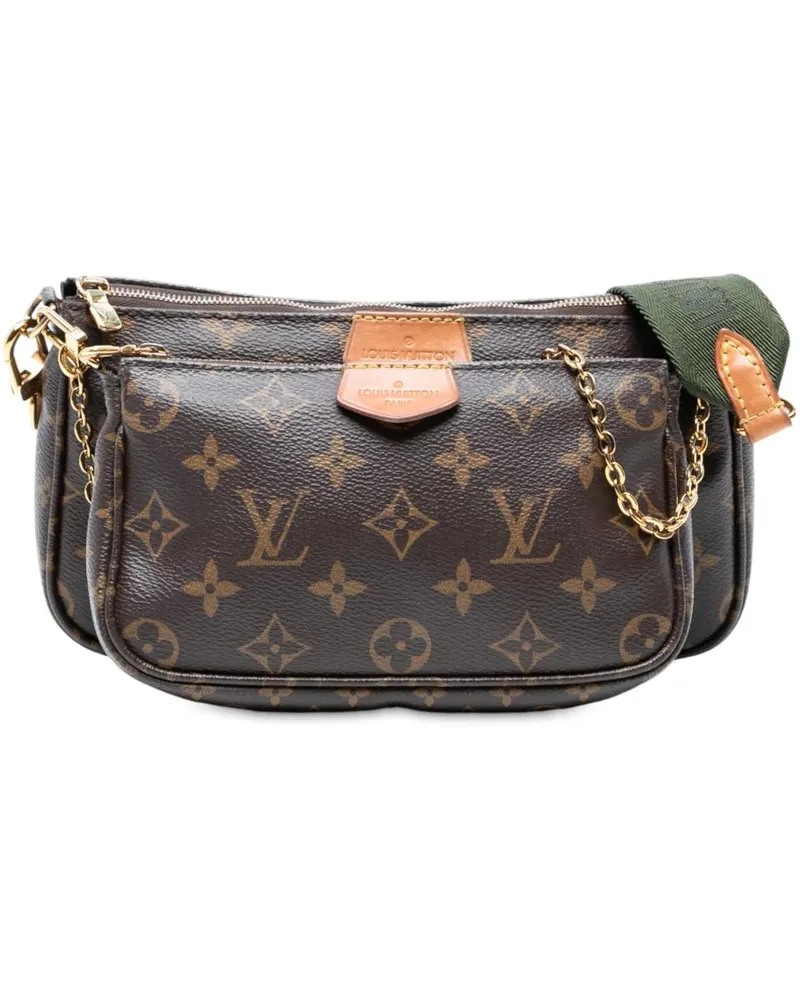 Louis Vuitton Hobo Bags Monogram Multi Pochette Accessoires braun Braun