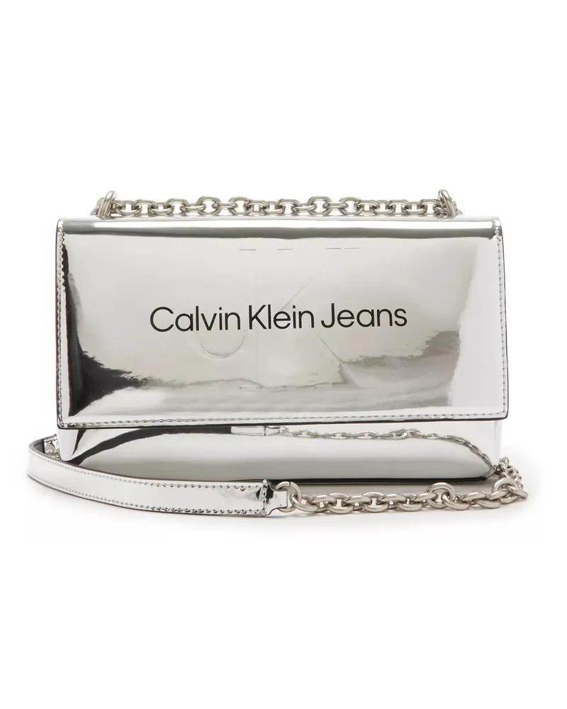 Calvin Klein Crossbody Bags  Sculpted Silberfarbene Umhängetasche 