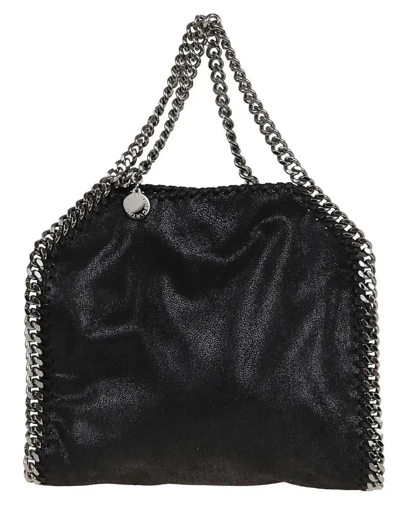 Stella McCartney Shopper & Totes Mini Tote Eco Shaggy Deer schwarz Schwarz