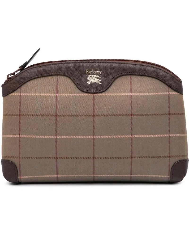 Burberry Clutches Vintage Check Canvas Clutch braun Braun