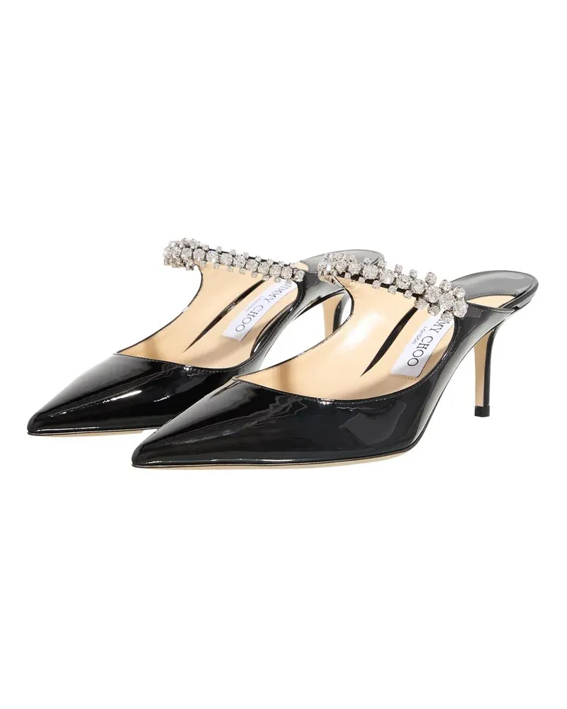 Jimmy Choo Sandalen Bing Patent Leather schwarz Schwarz