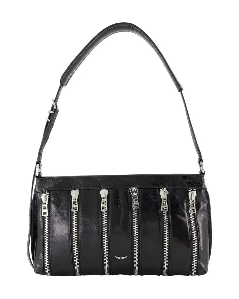 Zadig & Voltaire Hobo Bags Sunny Moody Crossbody - Leather - Black schwarz Schwarz