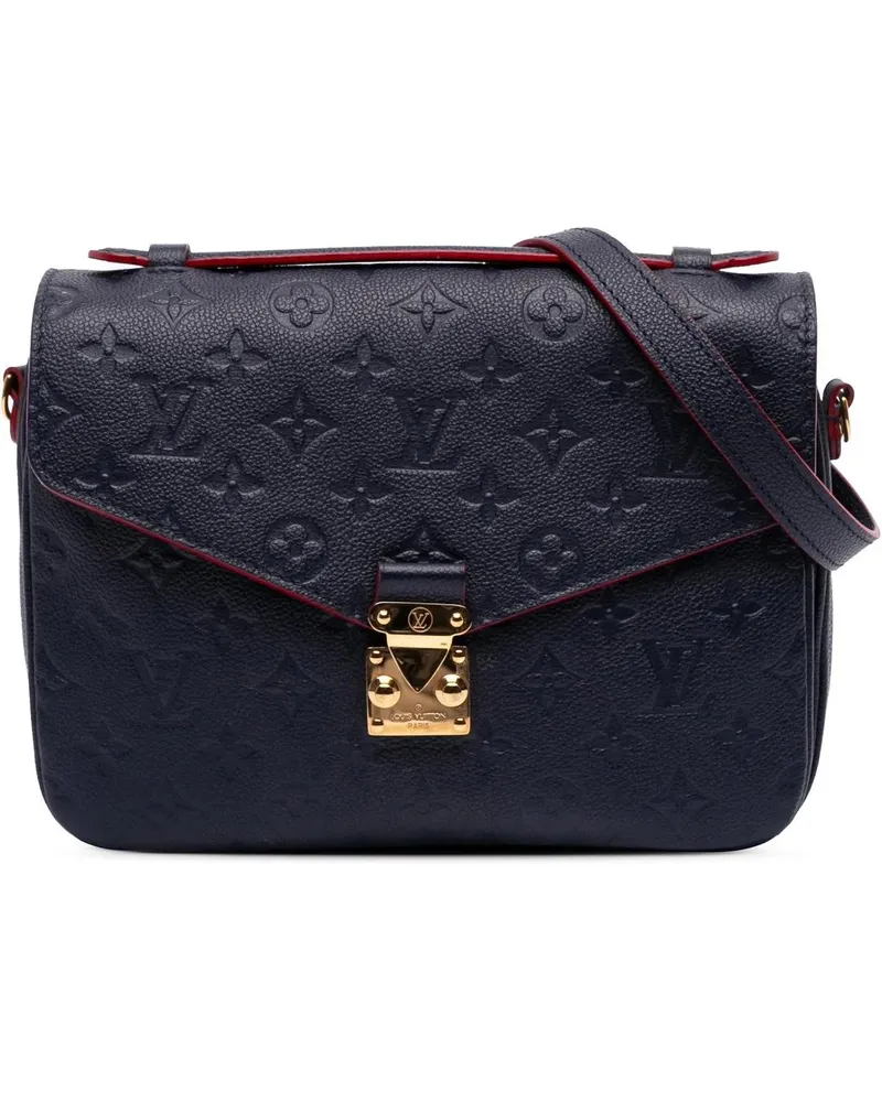 Louis Vuitton Hobo Bags 2021-2024 Monogram Empreinte Pochette Metis blau Blau