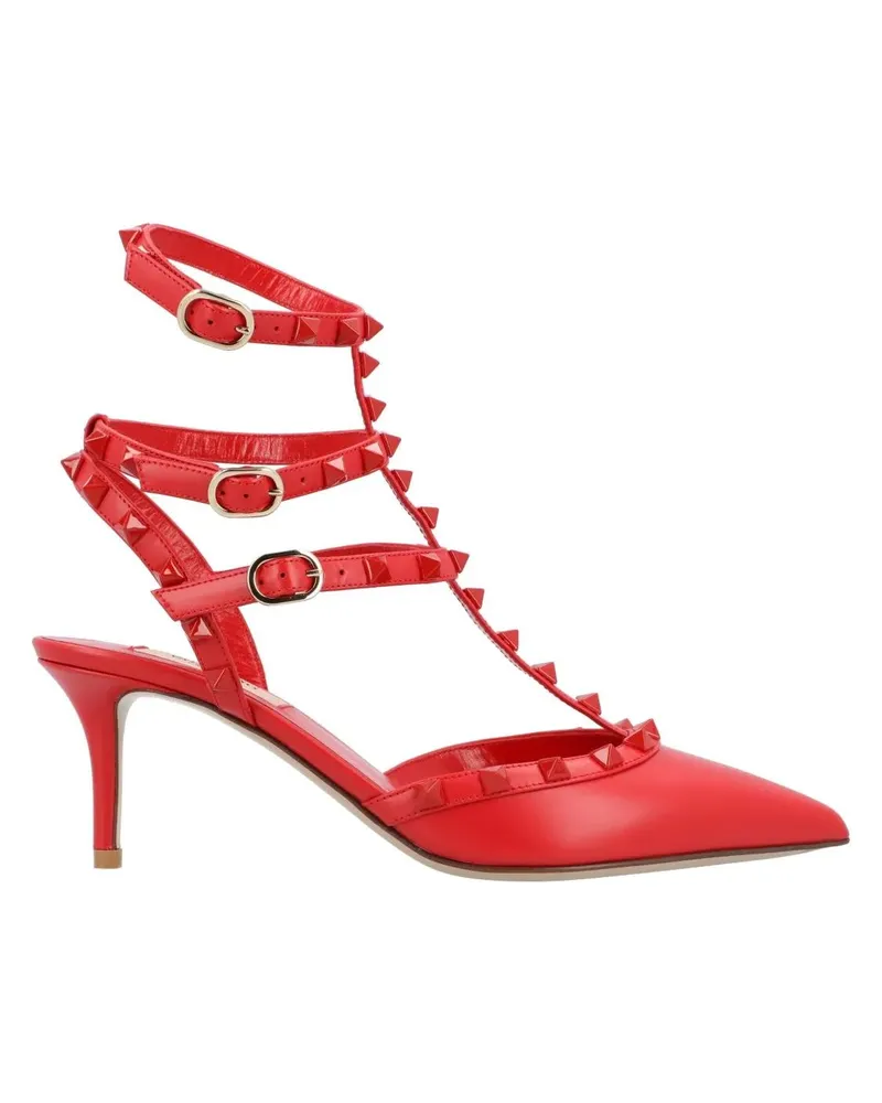 Valentino Garavani Hohe Schuhe Rockstud' Pumps Red rot Rot