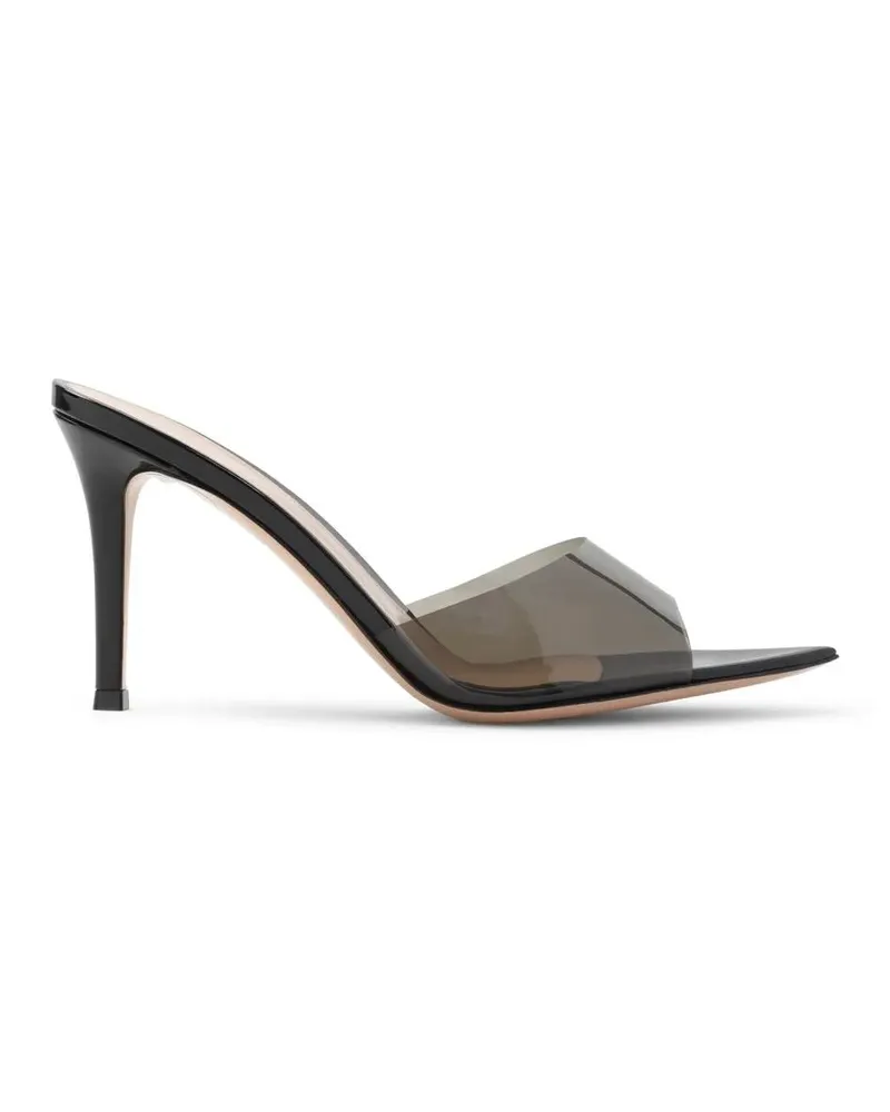 Gianvito Rossi Slipper & Pantoletten Elle 85 Pointed Toe Mules schwarz Schwarz