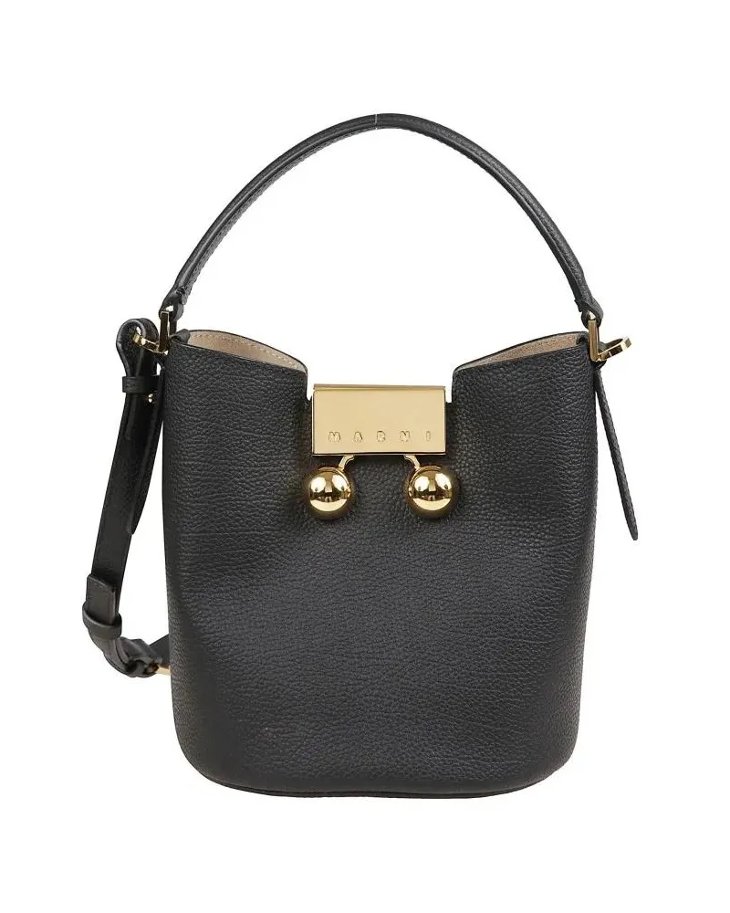 Marni Hobo Bags Trunkaroo Shoulder Bag schwarz Schwarz