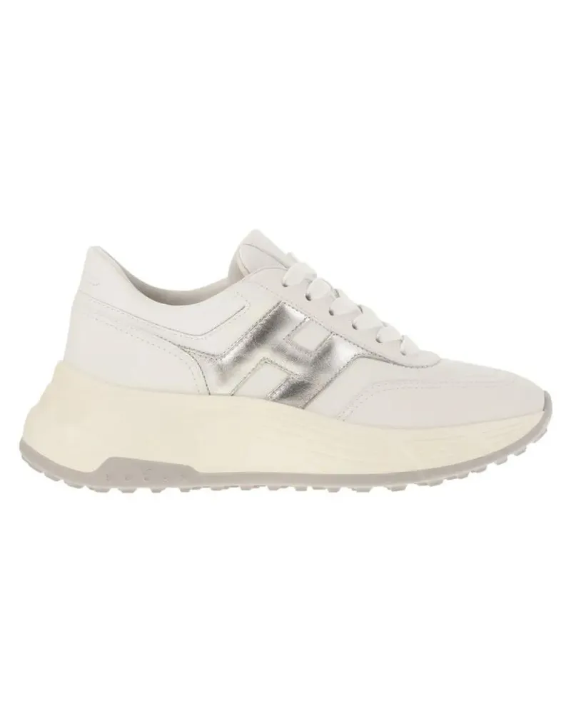 Hogan Low-Top Sneaker Hi-Fi Trainers With Side H weiß Weiß