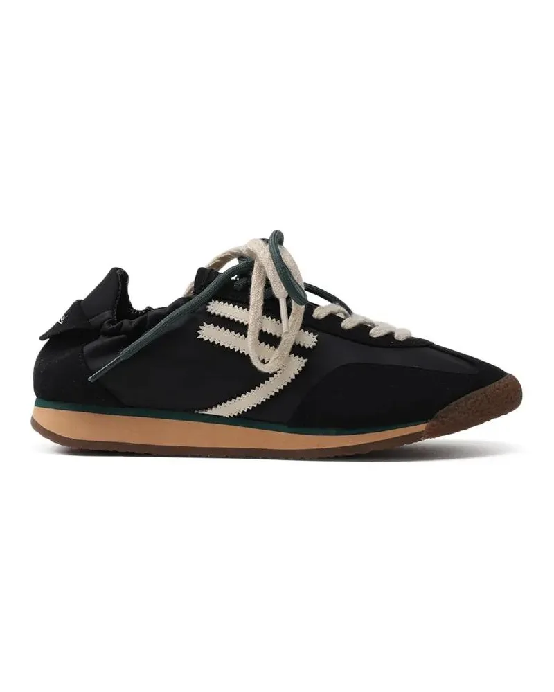 Puraai Low-Top Sneaker Panther Stretch Vegan Leather Sneakers schwarz Schwarz