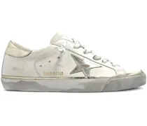 Low-Top Sneaker Classic Round Toe Sneakers With Branded Heel Count weiß