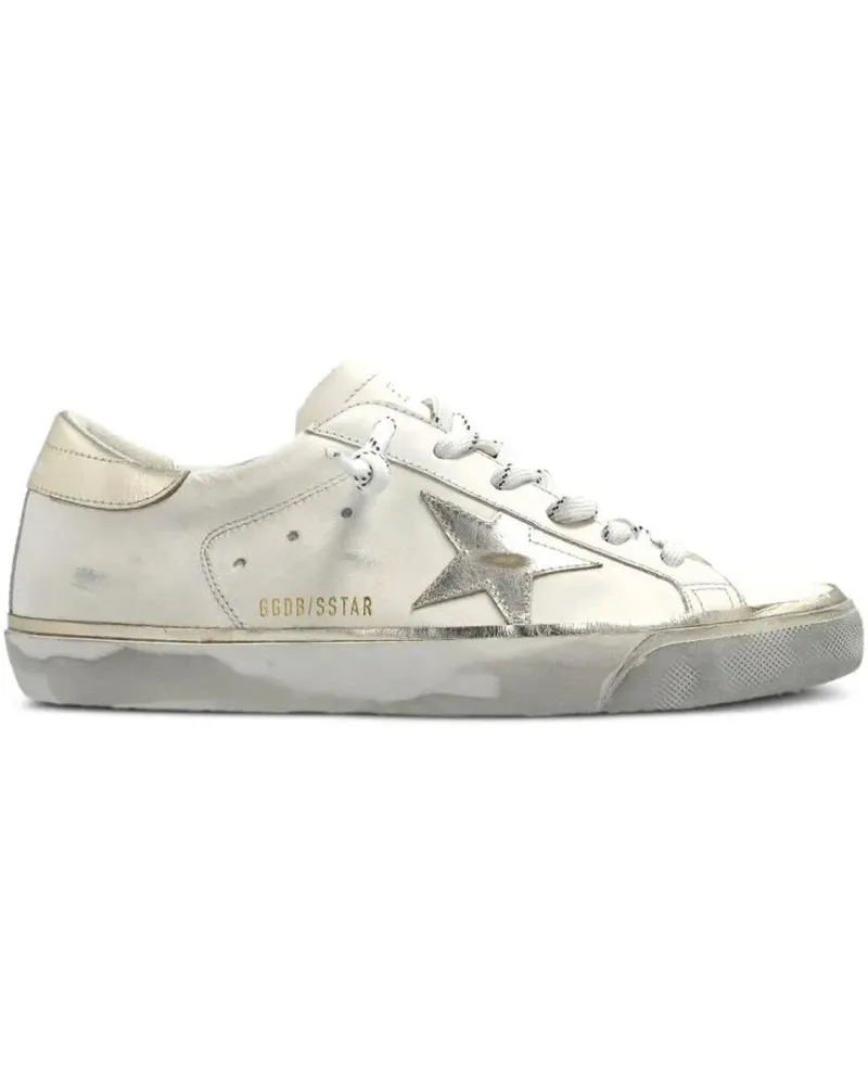 Golden Goose Low-Top Sneaker Classic Round Toe Sneakers With Branded Heel Count weiß Weiß