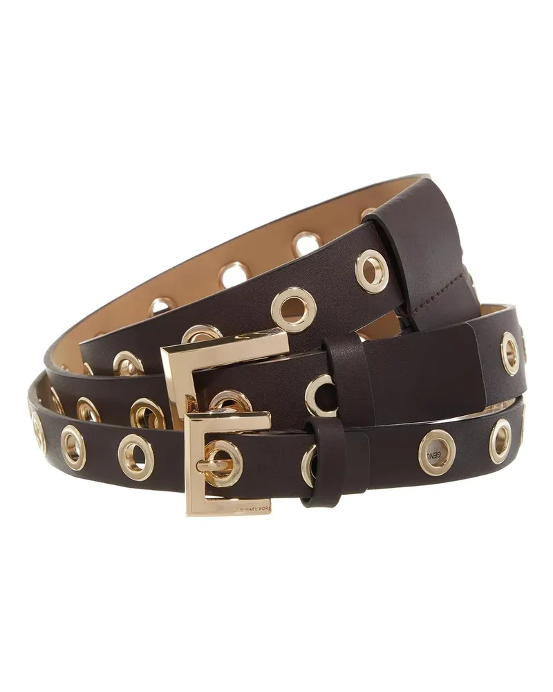 Michael Kors Gürtel Double Belt Set With Grommets braun Braun