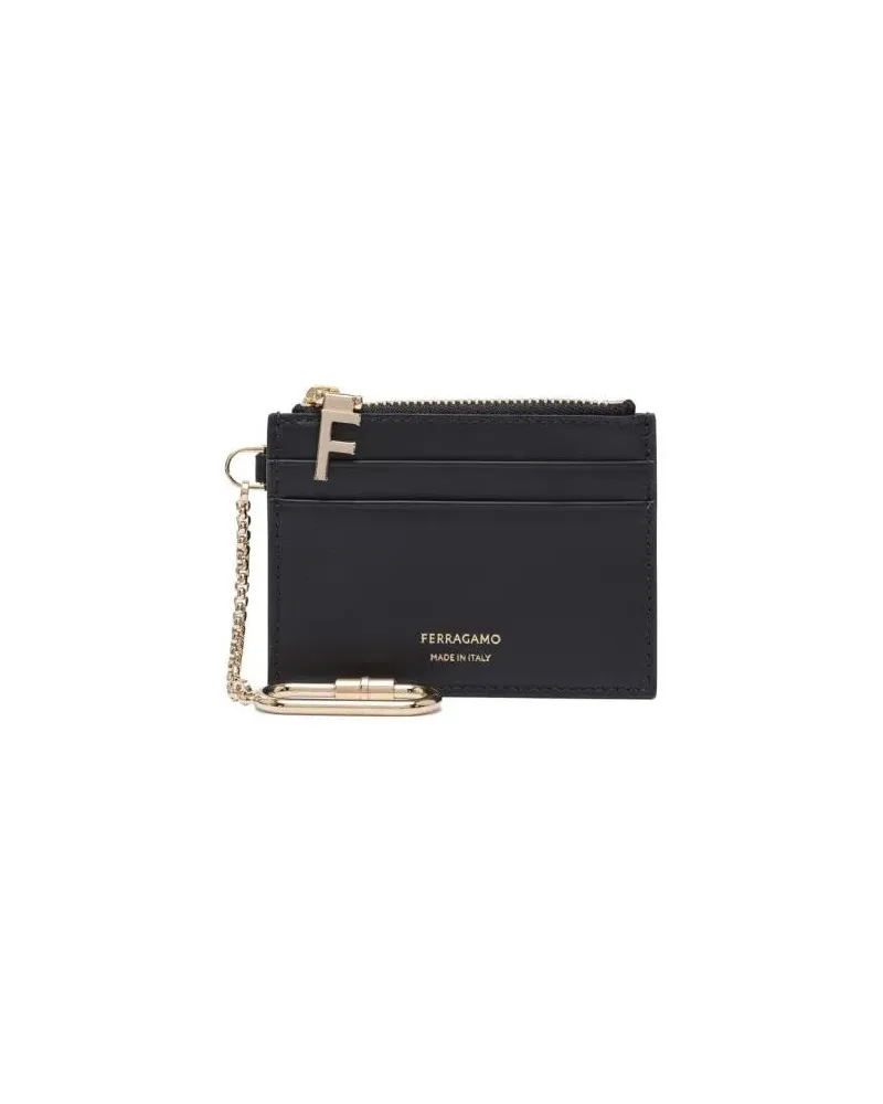 Ferragamo Portemonnaie Wallets & Card Holders schwarz Schwarz