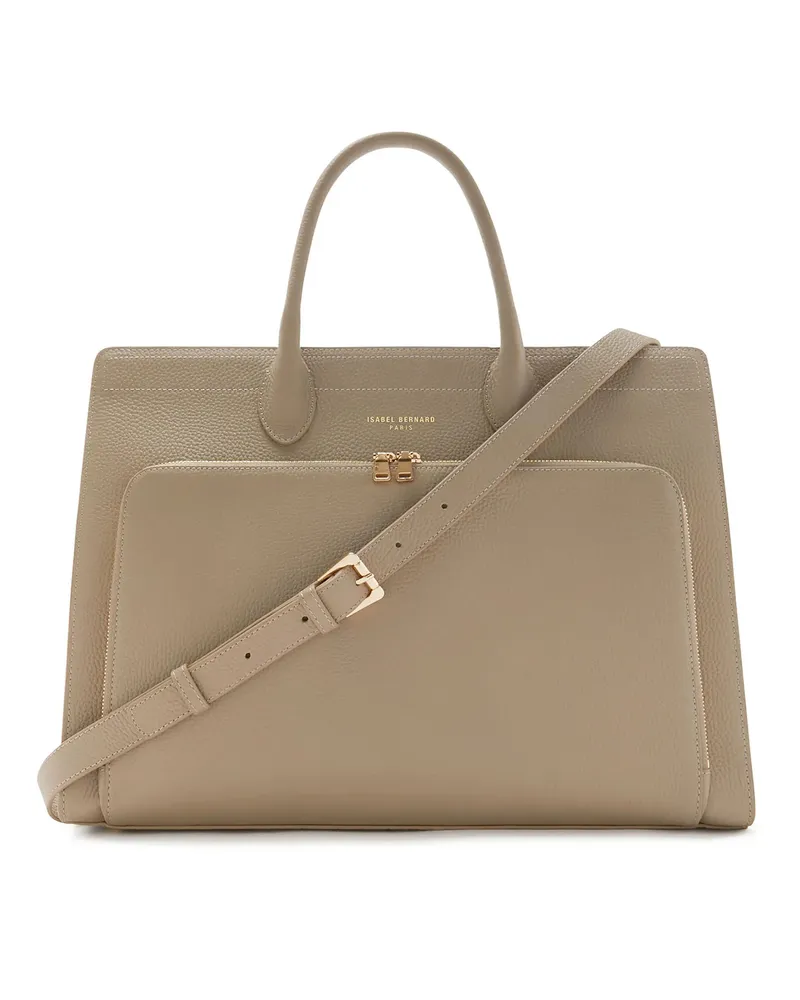 Isabel Bernard Crossbody Bags Honoré Nadine Handtasche taupe Taupe