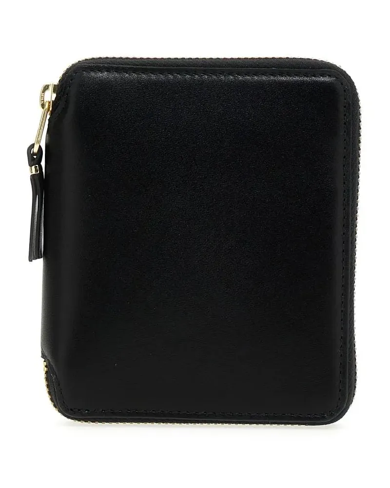 Comme des Garçons Portemonnaies 'Check Print' Wallet schwarz Schwarz