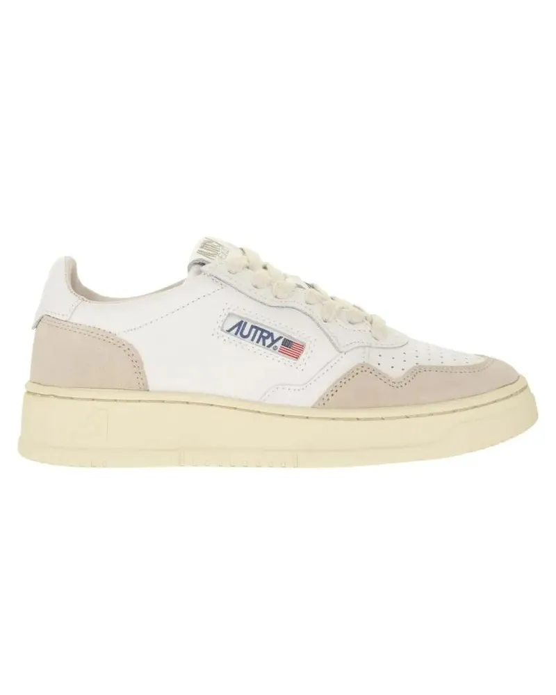 AUTRY Low-Top Sneaker Medalist Low - Leather And Suede Sneakers weiß Weiß