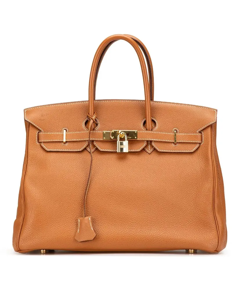 Hermès Crossbody Bags 2006 Togo Birkin Retourne 35 braun Braun