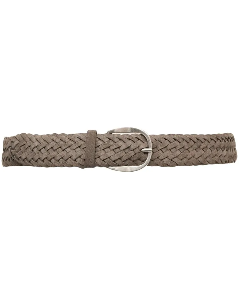 Orciani Gürtel Suede belt 'SUP' beige Beige
