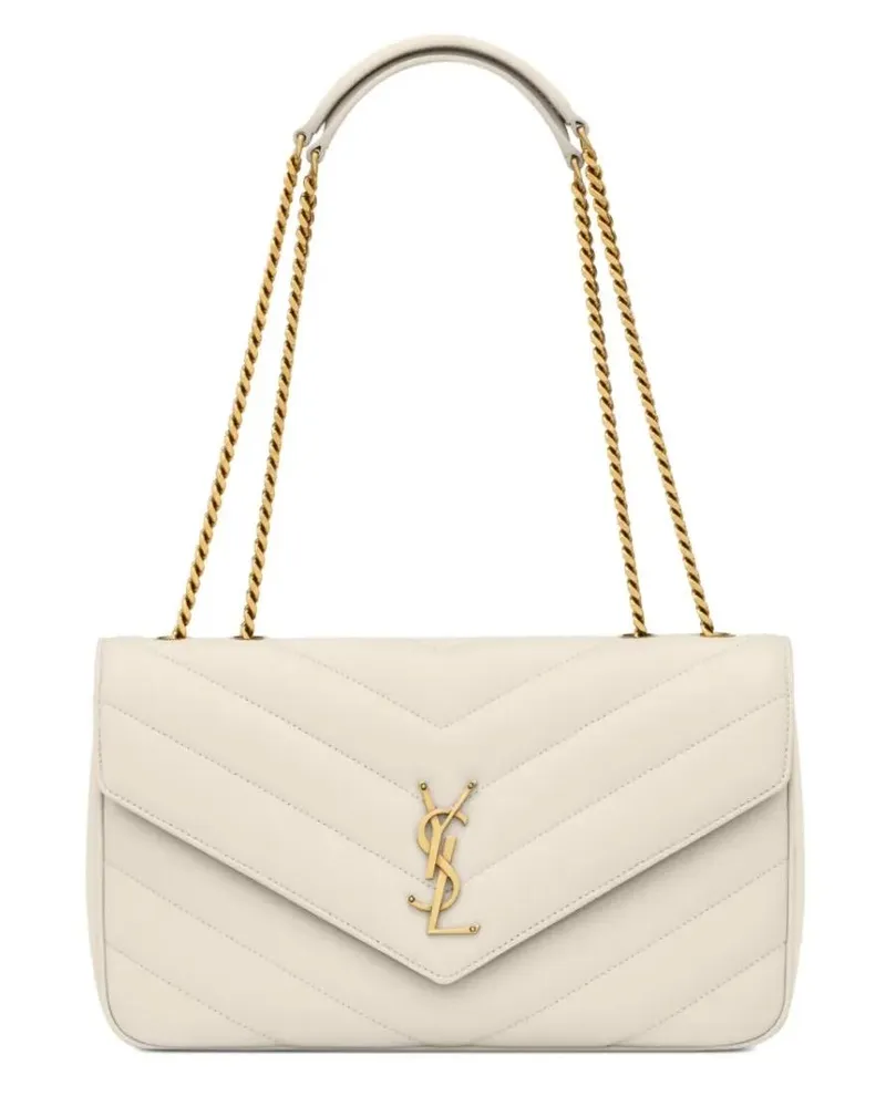 Saint Laurent Hobo Bags "Loulou" Medium Bag beige Beige
