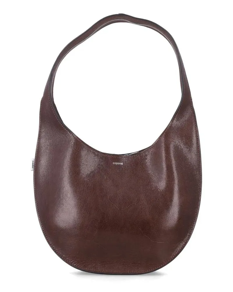 COPERNI Crossbody Bags Crescent-Shaped Medium Brown Handbag grau Grau