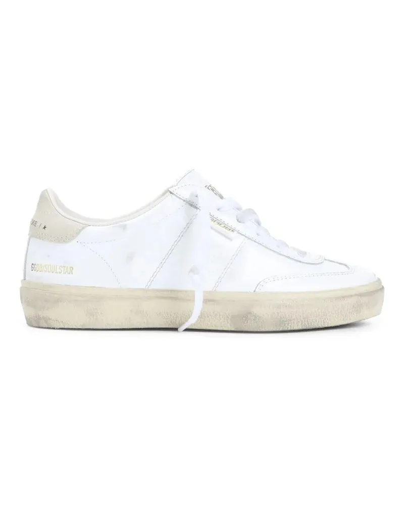 Golden Goose Low-Top Sneaker Soul Star White Leather Sneakers weiß Weiß