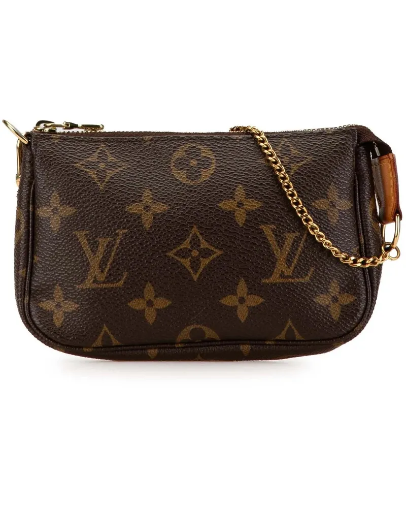 Louis Vuitton Crossbody Bags 2007 Monogram Mini Pochette Accessoires braun Braun