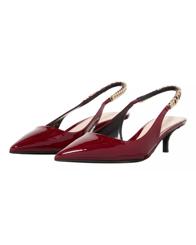 Gucci Pumps & High Heels Signoria Patent Leather Slingback Pumps Rot