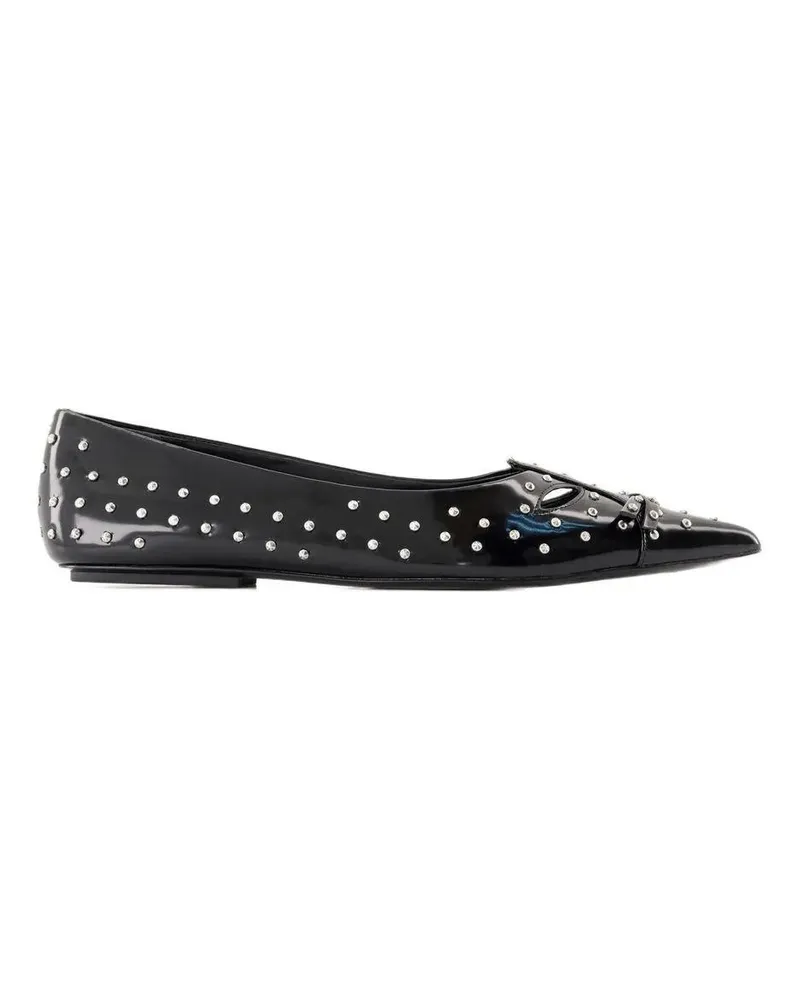 Marc Jacobs Low-Top Sneaker The Glam Studs Kat Ballet Flats schwarz Schwarz