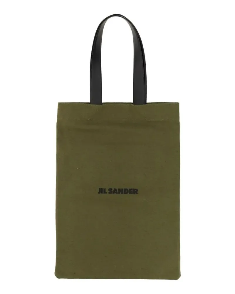 Jil Sander Shopper & Totes Tote Bag With Double Leather Handle grün Grün
