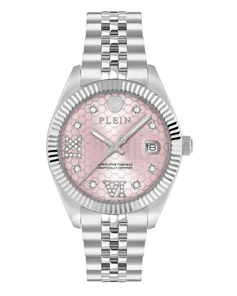 Philipp Plein Uhr Quarz-Analoguhr Date  Superlative silver Silber