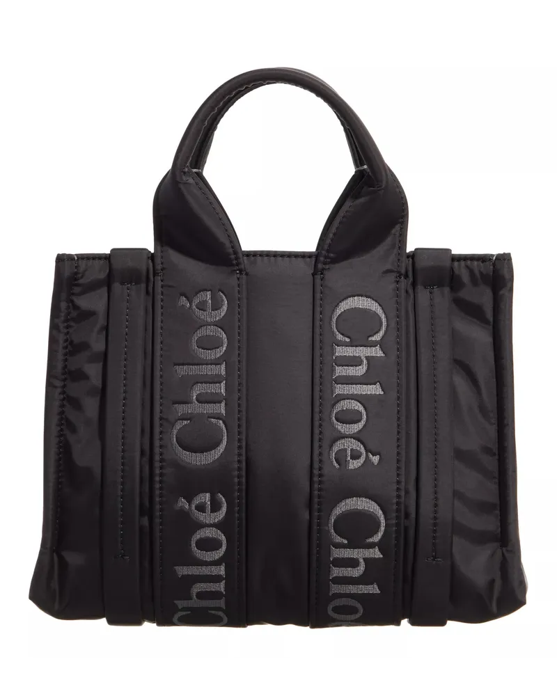 Chloé Crossbody Bags Woody Tote Bag Schwarz