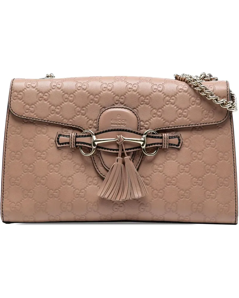 Gucci Hobo Bags Medium ssima Emily Shoulder Bag braun Braun