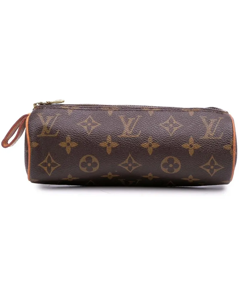 Louis Vuitton Portemonnaie Monogram Trousse Ronde Pencil Case 20 braun Braun