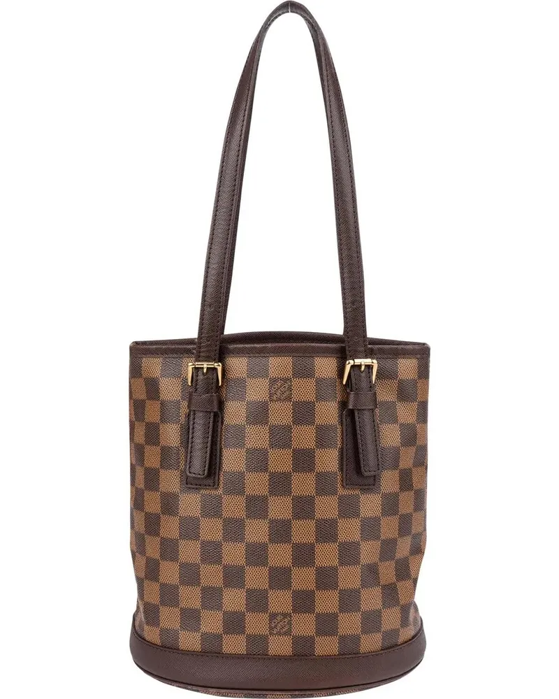 Louis Vuitton Crossbody Bags  Damier Ebene Monogram Bucket Bag PM braun Braun