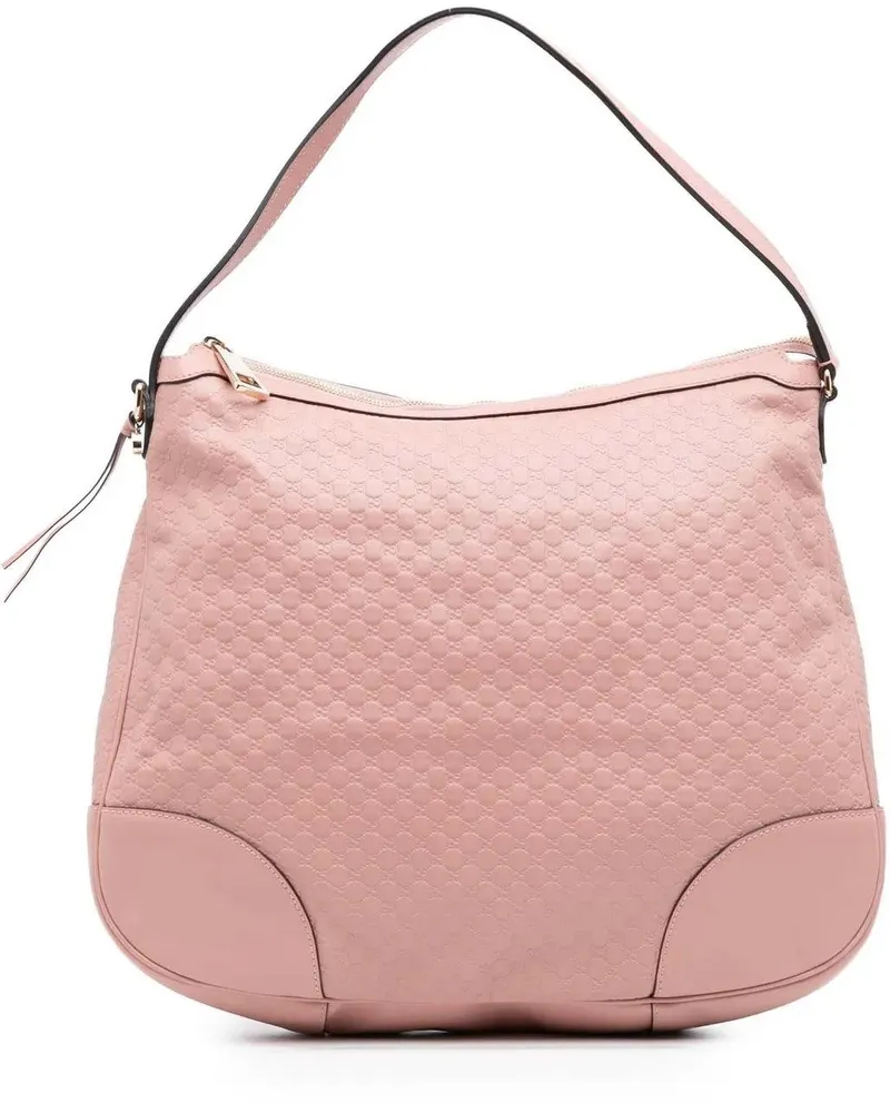 Gucci Hobo Bags Large Microssima Bree Shoulder Bag rosa Gold