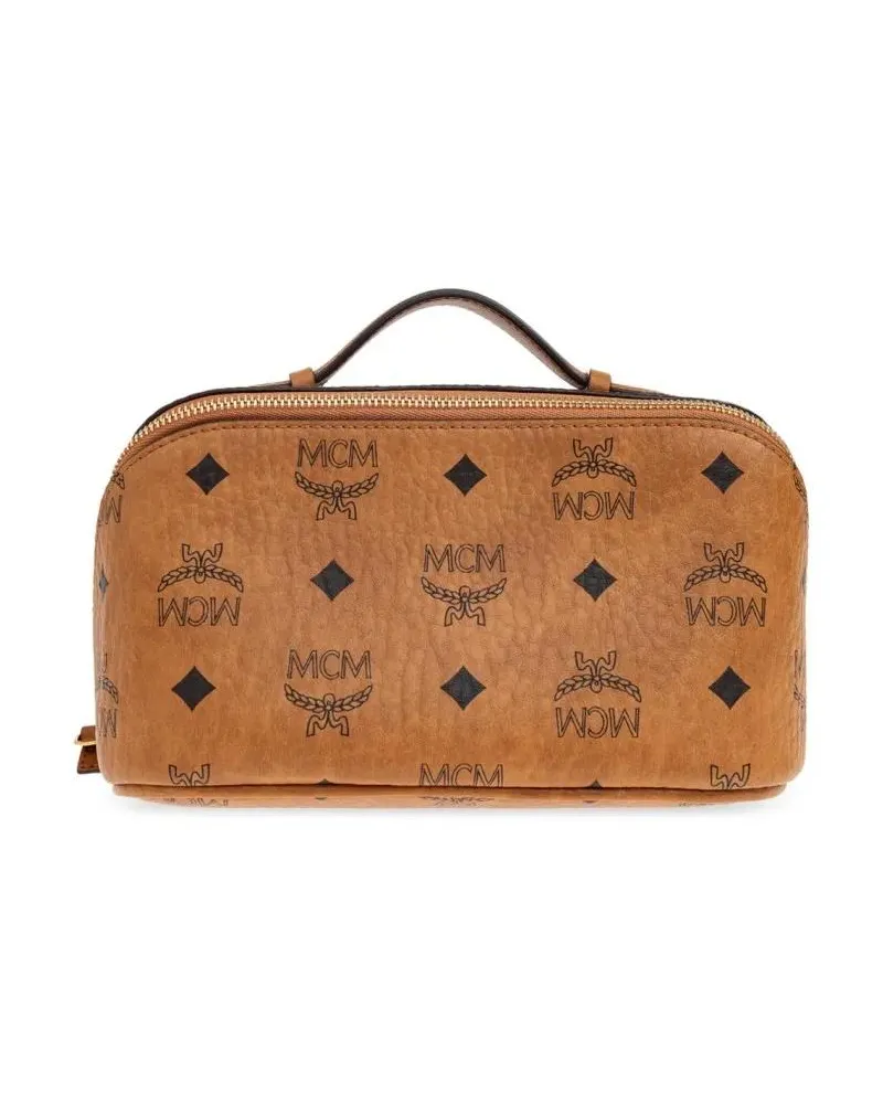 MCM Crossbody Bags Structured Brown Bag With Clean Lines And Function braun Braun