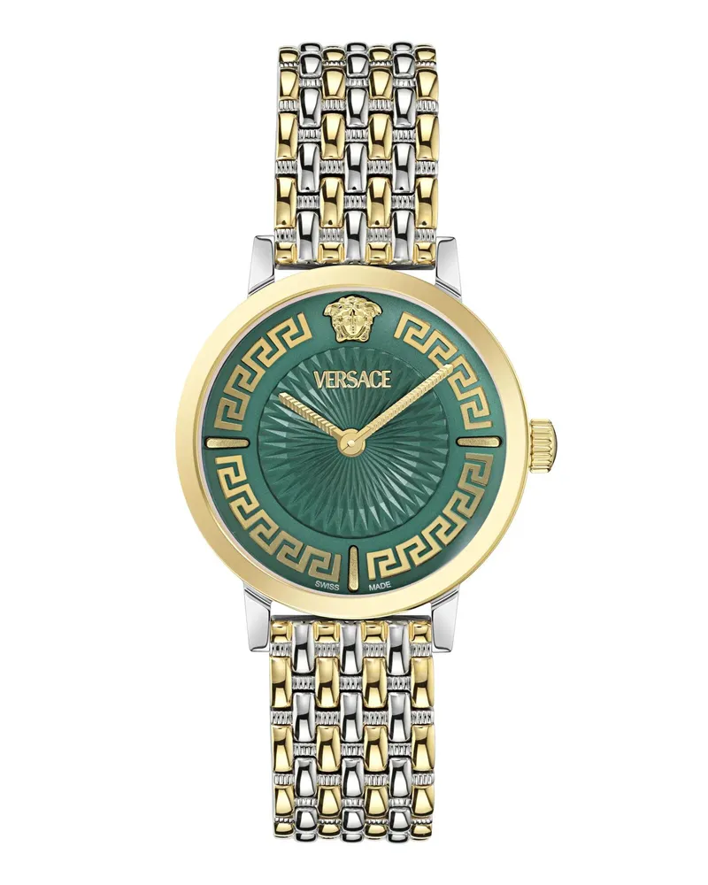 Versace Uhr Quarz-Analoguhr Greca Fortuna (Wc-0A) silver Silber