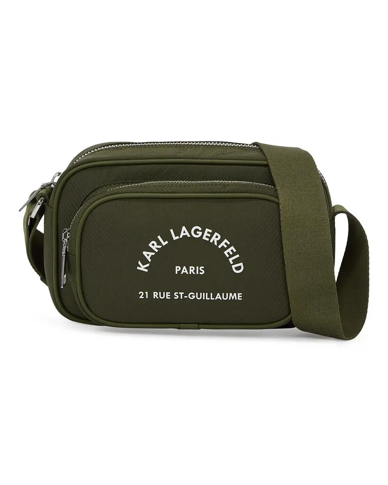 Karl Lagerfeld Crossbody Bags RUE ST-GUILLAUME UMHÄNGETASCHE AUS NYLON grün Grün