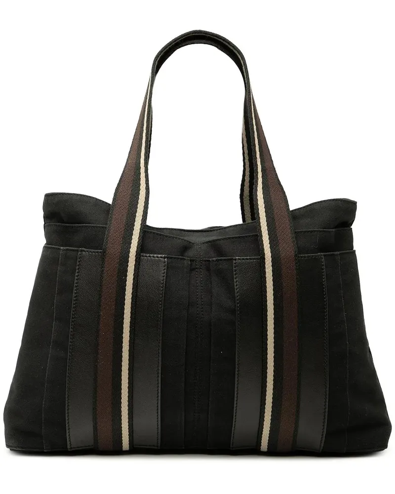 Hermès Shopper Canvas Sac Troca Horizontal MM schwarz Schwarz