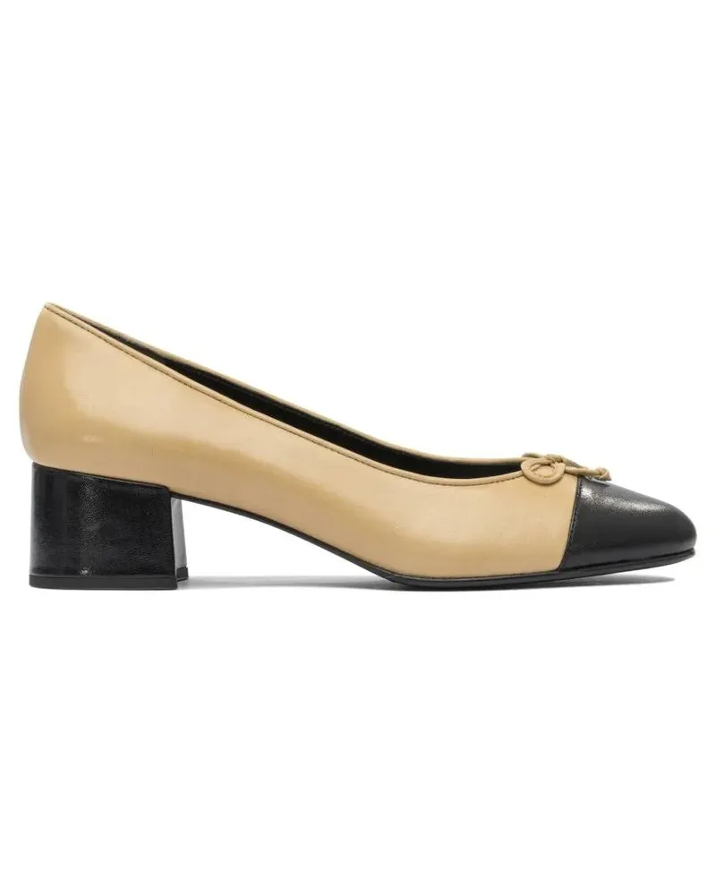 Tory Burch Hohe Schuhe Beige Heeled Shoes With Rounded Toe beige Beige