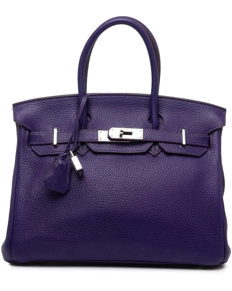 Hermès Crossbody Bags Clemence Birkin 30 orange Orange