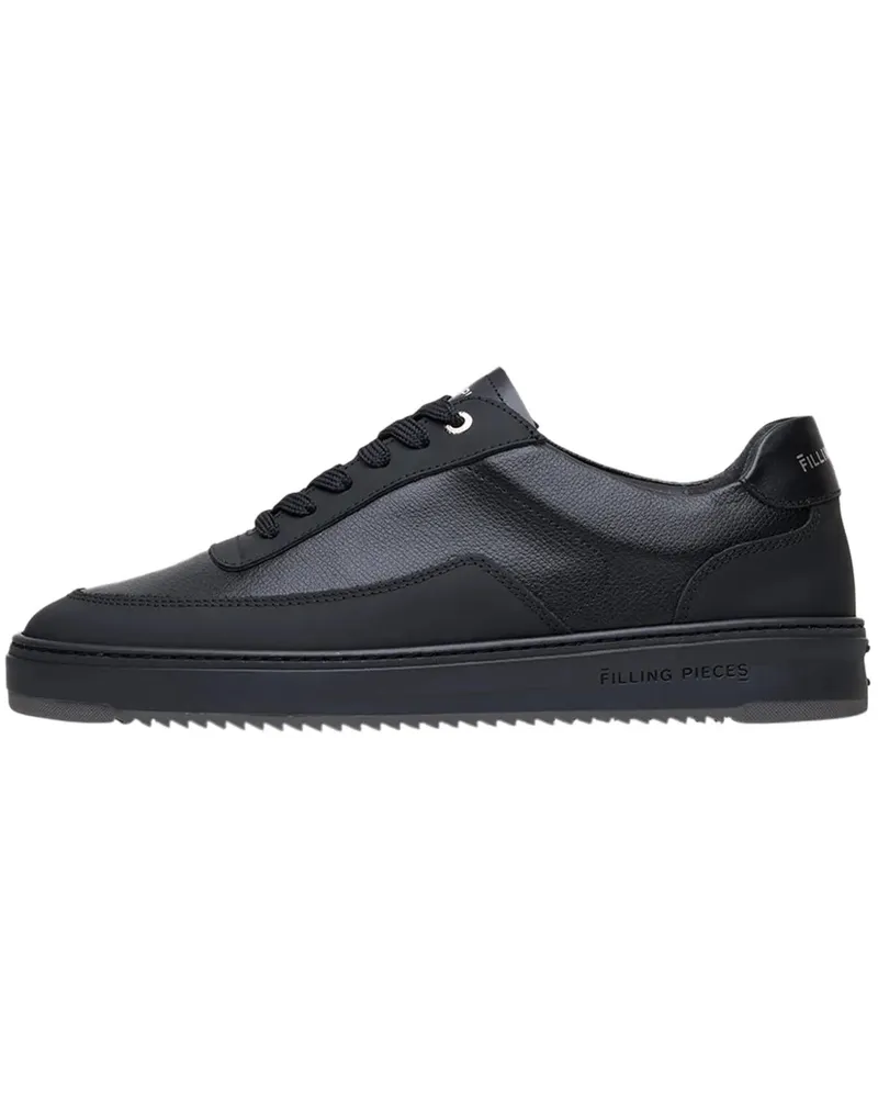 Filling Pieces Low-Top Sneaker Mondo Crumbs All Black schwarz Schwarz