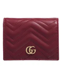 Gucci Portemonnaie Gg Mormont Card Case Wallet Rot