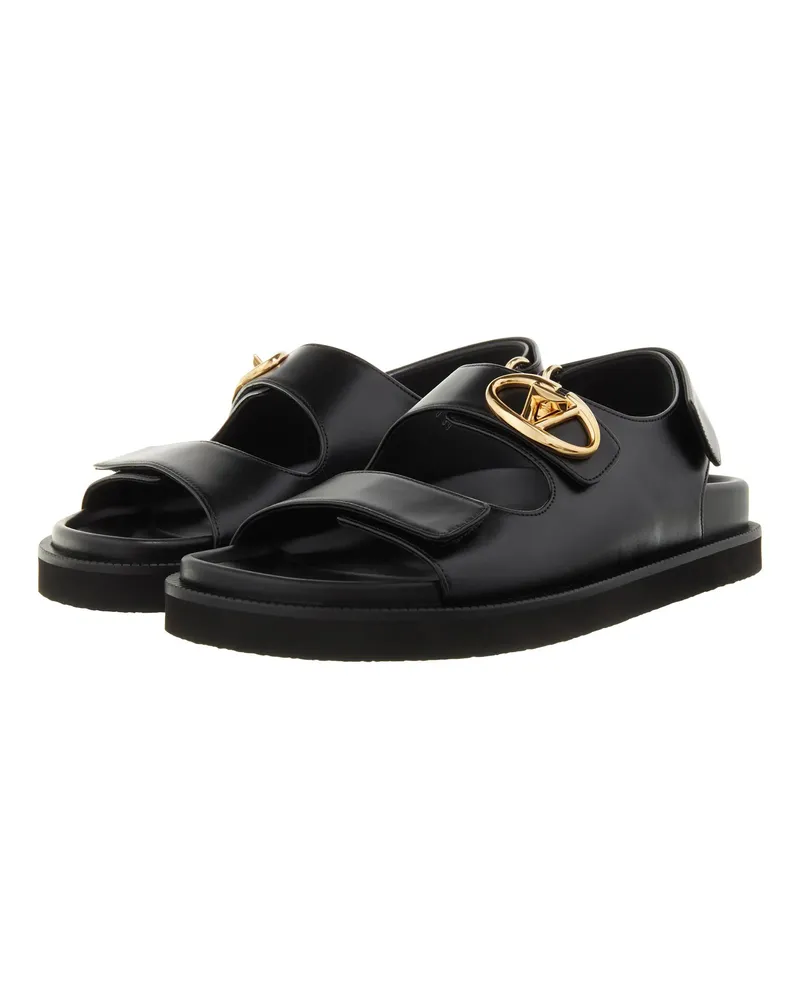 Valentino Garavani Sandalen Sandal Vlogo schwarz Schwarz