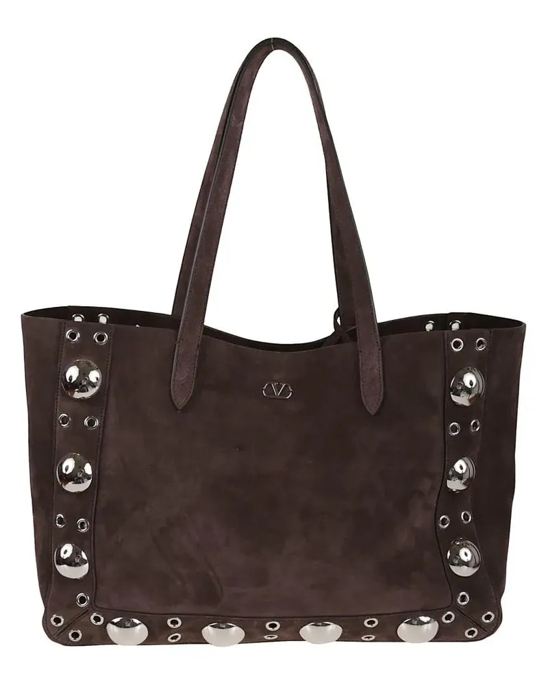 Valentino Garavani Shopper & Totes Nellcôte Suede Tote Bag braun Braun