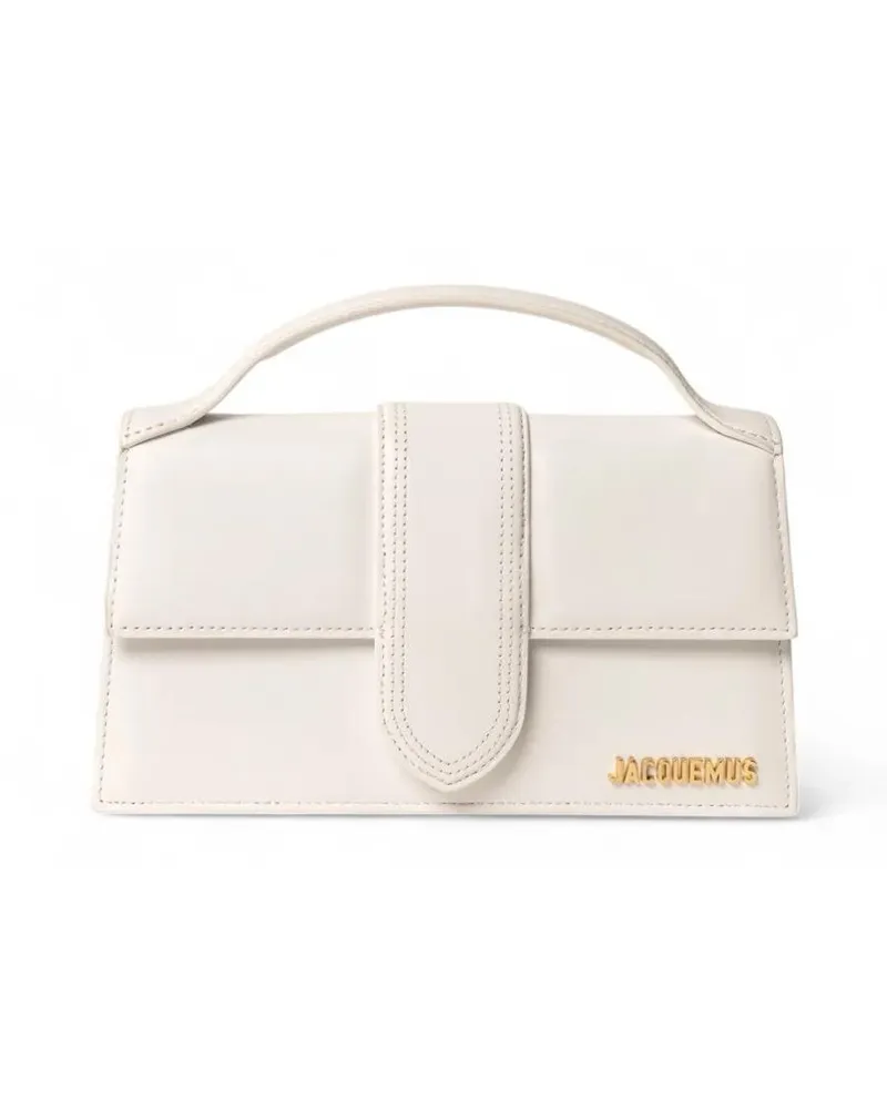 Jacquemus Hobo Bags Le Grand Bambino White beige Beige