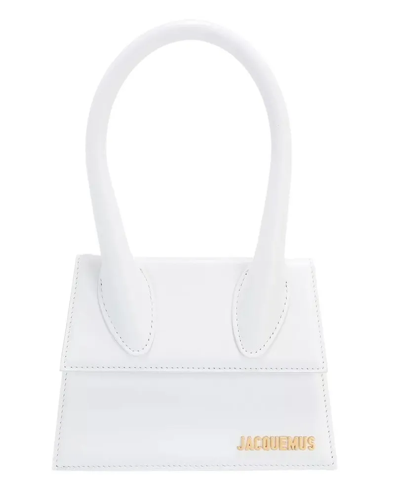 Jacquemus Satchels Le Chiquito Moyen Top Handle Bag Leather weiß Weiß