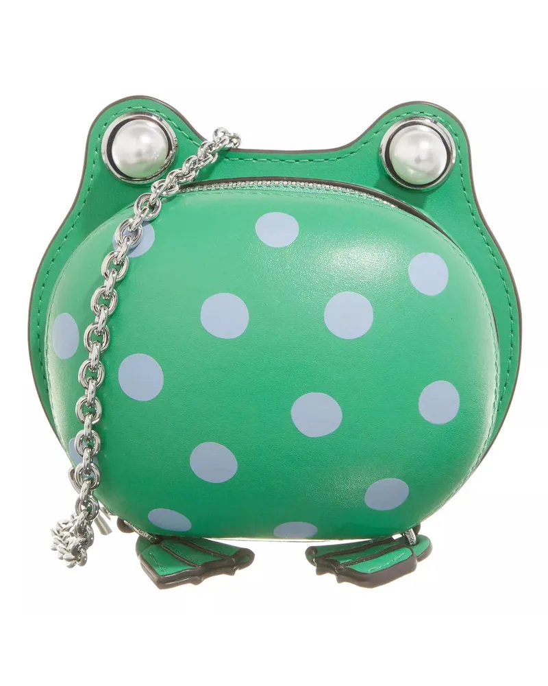 Kate Spade Crossbody Bags Lily Sonnet Dot Printed Smooth Leather 3D Frog Grün