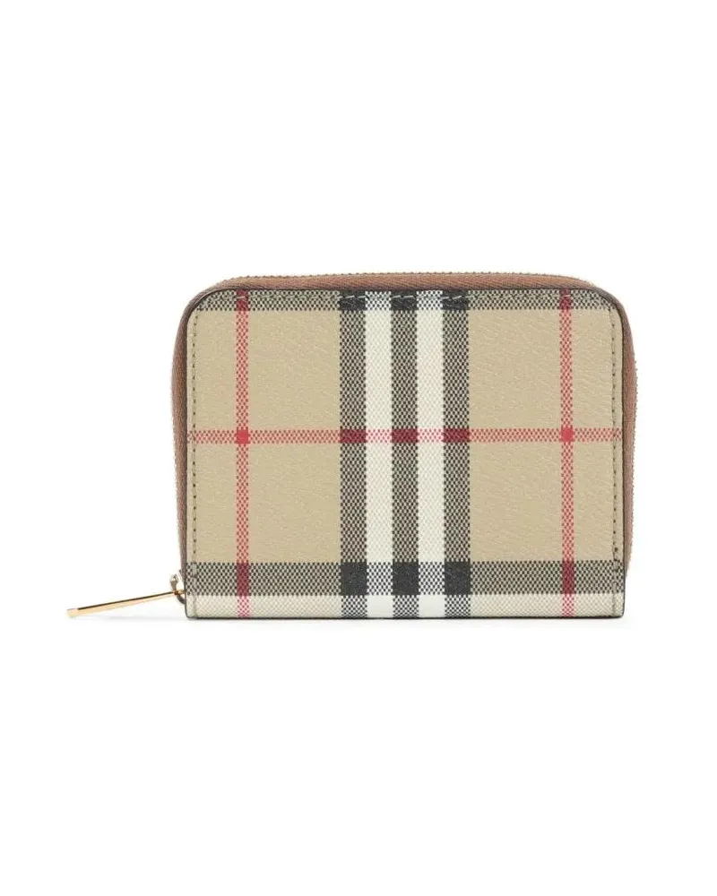 Burberry Portemonnaie Archive Beige Mini Zip Around Wallet beige Beige