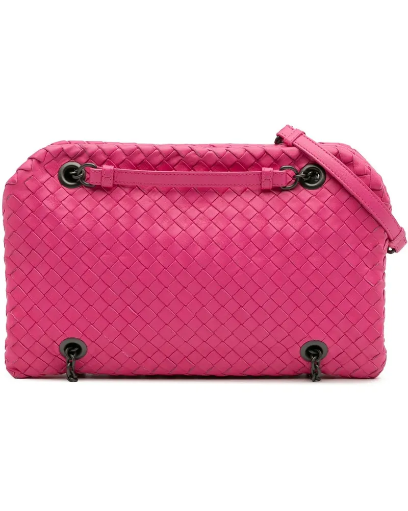 Bottega Veneta Hobo Bags Nappa Intrecciato Duo Shoulder Bag rosa Gold