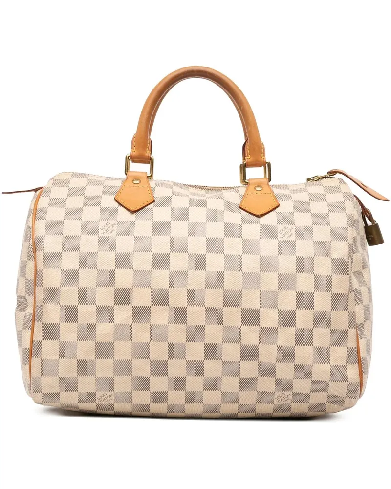 Louis Vuitton Crossbody Bags Damier Azur Speedy 30 weiß Weiß